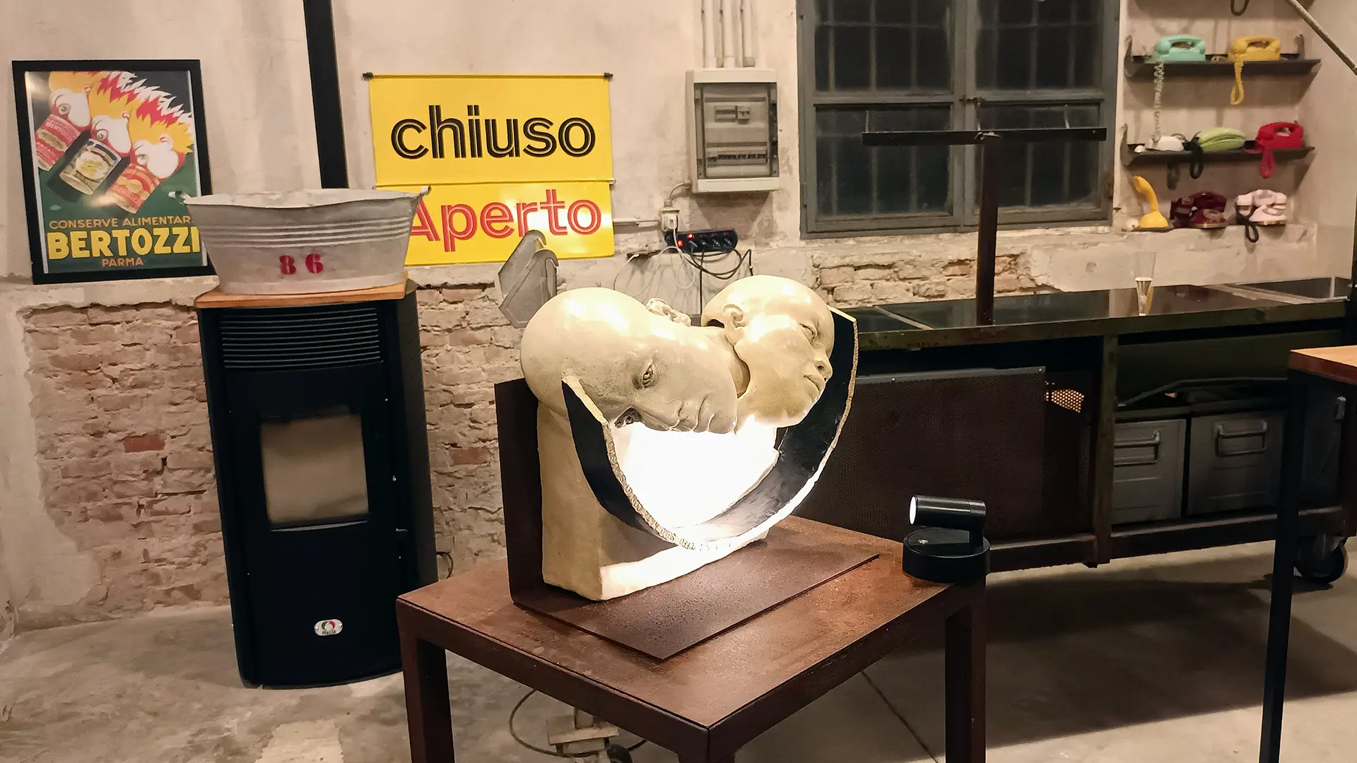 Opera "Doppio Problema" di Giulia Sbernini presso "Il Capanno" di Manuel Roncoroni