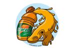 The origin of the Gatorade brand. Colour drawing for Gazzetta dei Piccoli (Toddlers' Gazette) column of the Gazzetta di Parma (Gazette of Parma)