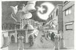Mille e una notte in Ghiaia disegno di Oscar Salerni