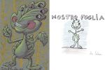 Mostro foglia - 1-2-3 Mostro! di Oscar Salerni - Monster project