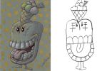 Teschio gelato - 1-2-3 Mostro! di Oscar Salerni - Monster project