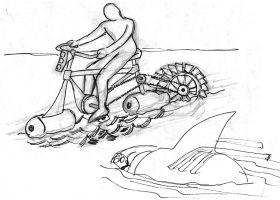 bici acquatica