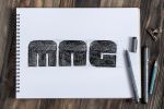 Terzo bozzetto manuale logo MAG