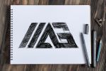 Sesto bozzetto manuale logo MAG