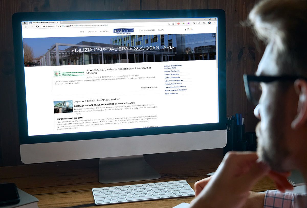 impresa allodi website desktop 2