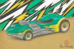 Hot Wheels Twin Mill disegno di Oscar Salerni