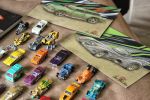 I disegni dei modellini Chevrolet Nomad e Batmobile 1989 del film Batman di Tim Burton