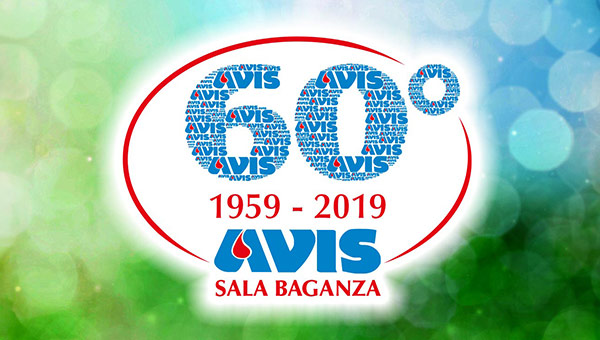 Logo sessantesimo AVIS di Sala Baganza