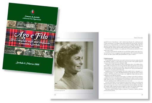 Needle and Thread book, tailors and knitters in Sorbolo in the fifties and sixties