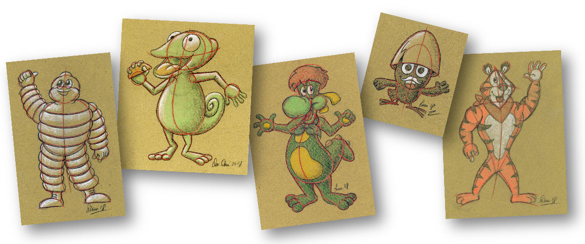 Cartoon and Advertising - Comics and Creative Drawing School - November 2018